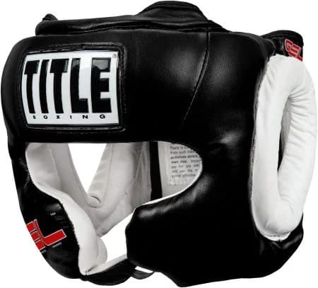 TITLE Gel World full face boxing headgear