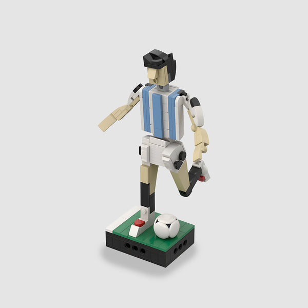 Argentine Soccer Star 3D Model