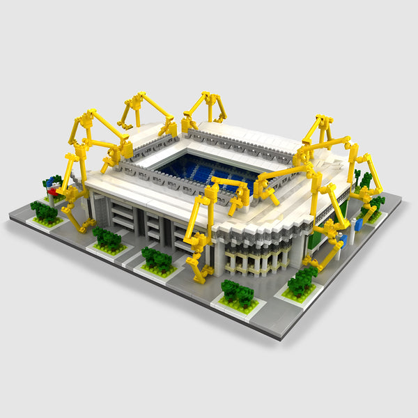 Dortmund Stadium Fotball Field Model Micro Blocks Bricks Building
